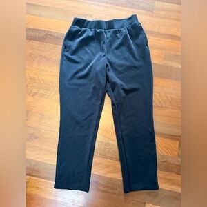 Black soft trousers